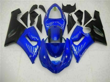 Carénage Moto Kawasaki ZX6R 05-06 - Bleu