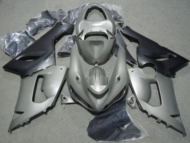 Carénage Moto Kawasaki ZX6R 05-06 - Gris Noir Carénage Moto Kawasaki ZX6R 05-06 - Gris Noir