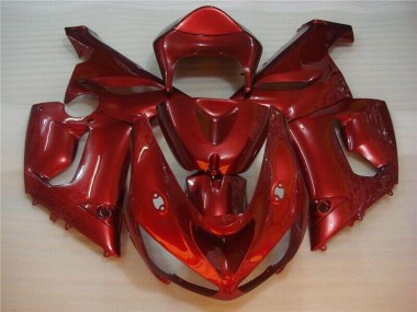 Carénage Moto Kawasaki ZX6R 05-06 - Rouge
