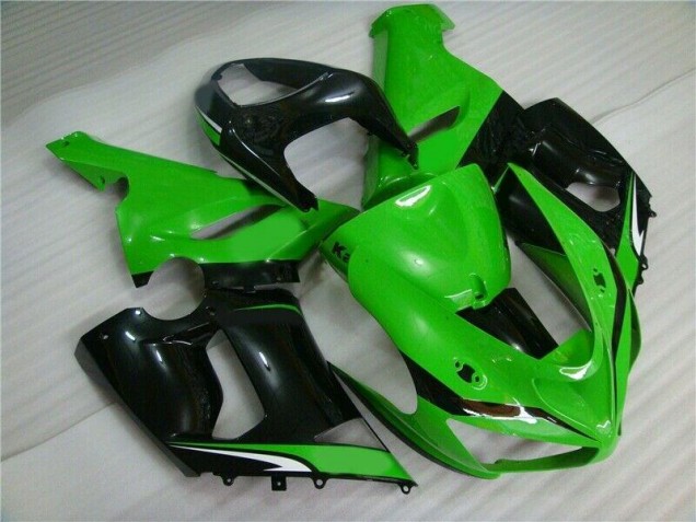 Carénage Moto Kawasaki ZX6R 05-06 - Vert Blanc Noir Carénage Moto Kawasaki ZX6R 05-06 - Vert Blanc Noir