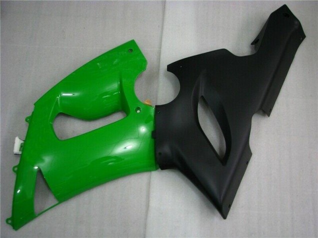 Carénage Moto Kawasaki ZX6R 05-06 - Vert Noir Mat Carénage Moto Kawasaki ZX6R 05-06 - Vert Noir Mat