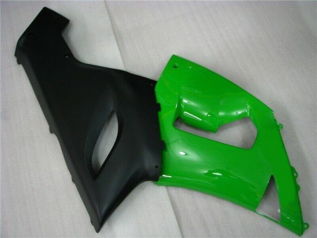 Carénage Moto Kawasaki ZX6R 05-06 - Vert Noir Mat Carénage Moto Kawasaki ZX6R 05-06 - Vert Noir Mat