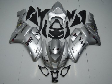 Carénage Moto Kawasaki ZX6R 07-08 - Argent West