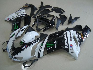 Carénage Moto Kawasaki ZX6R 07-08 - Blanc Monster
