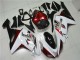 Carénage Moto Kawasaki ZX6R 07-08 - Blanc Noir Rouge Carénage Moto Kawasaki ZX6R 07-08 - Blanc Noir Rouge