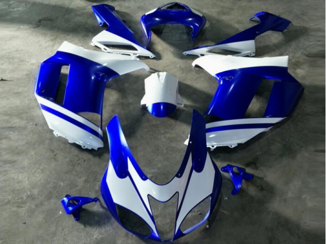 Carénage Moto Kawasaki ZX6R 07-08 - Bleu Blanc Carénage Moto Kawasaki ZX6R 07-08 - Bleu Blanc
