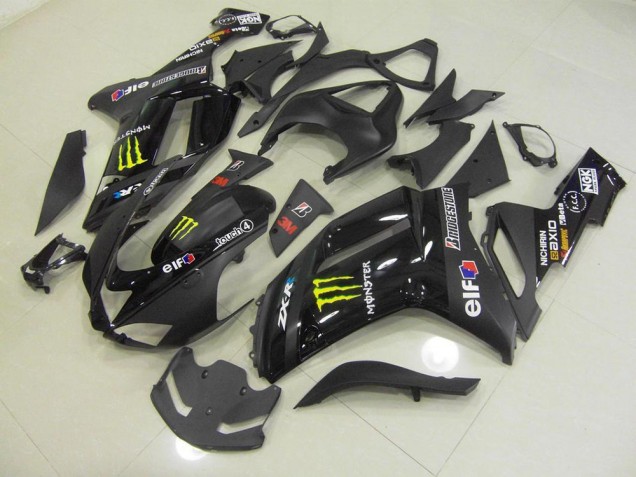 Carénage Moto Kawasaki ZX6R 07-08 - Noir Monster Carénage Moto Kawasaki ZX6R 07-08 - Noir Monster