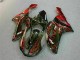 Carénage Moto Kawasaki ZX6R 07-08 - Noir Rouge Flamme Carénage Moto Kawasaki ZX6R 07-08 - Noir Rouge Flamme