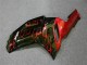 Carénage Moto Kawasaki ZX6R 07-08 - Noir Rouge Flamme Carénage Moto Kawasaki ZX6R 07-08 - Noir Rouge Flamme
