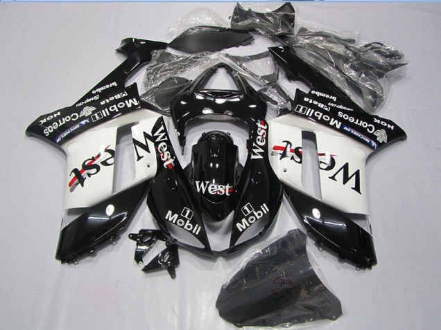 Carénage Moto Kawasaki ZX6R 07-08 - Noir West Mobil Carénage Moto Kawasaki ZX6R 07-08 - Noir West Mobil