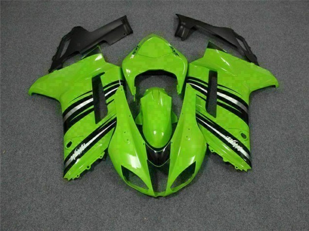 Carénage Moto Kawasaki ZX6R 07-08 - Vert Noir Carénage Moto Kawasaki ZX6R 07-08 - Vert Noir