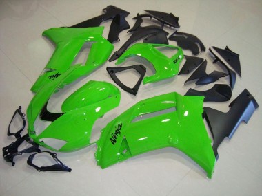 Carénage Moto Kawasaki ZX6R 07-08 - Vert Noir Mat