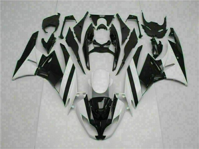 Carénage Moto Kawasaki ZX6R 09-12 - Blanc Noir Carénage Moto Kawasaki ZX6R 09-12 - Blanc Noir