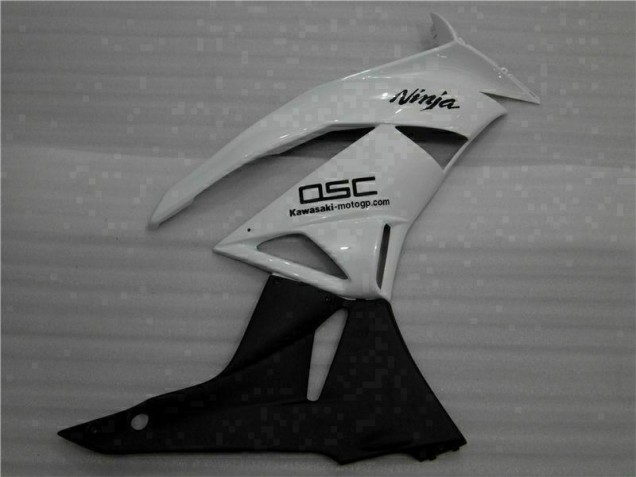 Carénage Moto Kawasaki ZX6R 09-12 - Blanc Noir Ninja