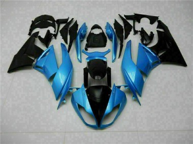 Carénage Moto Kawasaki ZX6R 09-12 - Bleu Noir