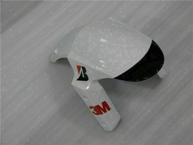 Carénage Moto Kawasaki ZX6R 09-12 - Noir Blanc 3M Touch4