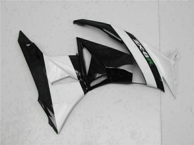 Carénage Moto Kawasaki ZX6R 09-12 - Noir Blanc Carénage Moto Kawasaki ZX6R 09-12 - Noir Blanc