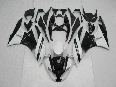 Carénage Moto Kawasaki ZX6R 09-12 - Noir Blanc