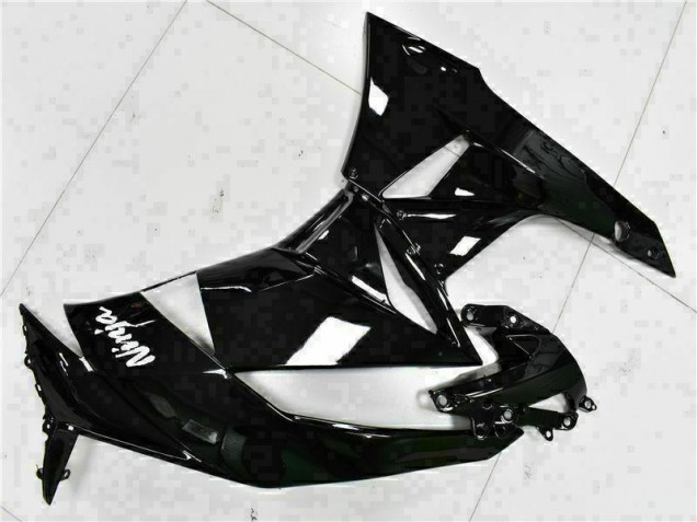 Carénage Moto Kawasaki ZX6R 09-12 - Noir Blanc Ninja