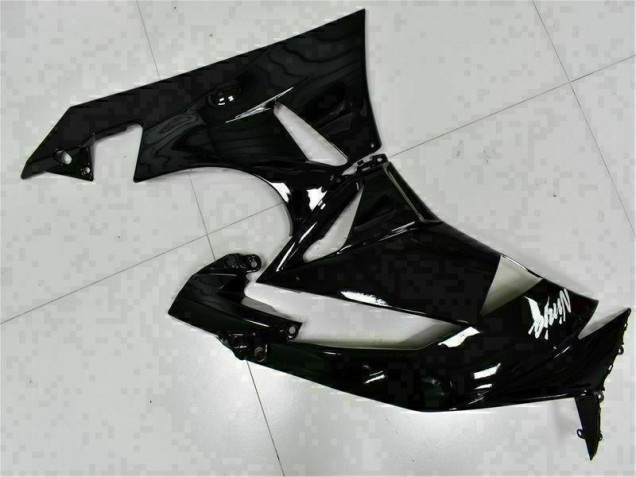 Carénage Moto Kawasaki ZX6R 09-12 - Noir Blanc Ninja