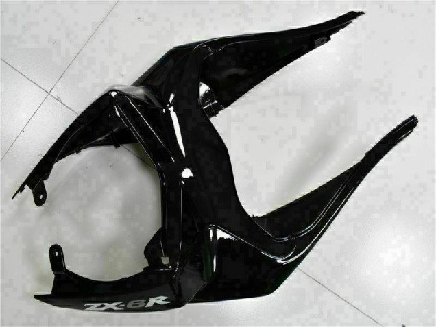 Carénage Moto Kawasaki ZX6R 09-12 - Noir Blanc Ninja