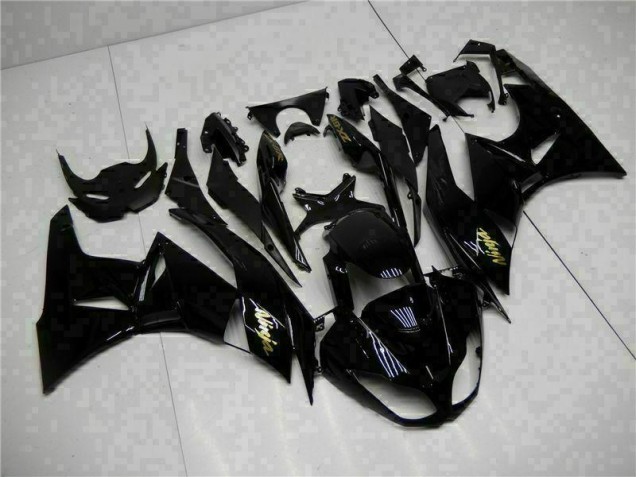 Carénage Moto Kawasaki ZX6R 09-12 - Noir Or Ninja Carénage Moto Kawasaki ZX6R 09-12 - Noir Or Ninja