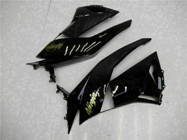 Carénage Moto Kawasaki ZX6R 09-12 - Noir Or Ninja Carénage Moto Kawasaki ZX6R 09-12 - Noir Or Ninja
