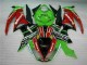 Carénage Moto Kawasaki ZX6R 09-12 - Noir Rouge Vert Motocard Carénage Moto Kawasaki ZX6R 09-12 - Noir Rouge Vert Motocard