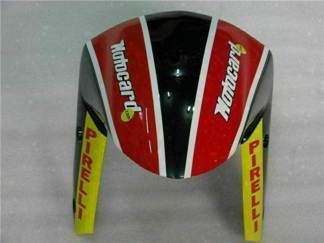 Carénage Moto Kawasaki ZX6R 09-12 - Noir Rouge Vert Motocard Carénage Moto Kawasaki ZX6R 09-12 - Noir Rouge Vert Motocard