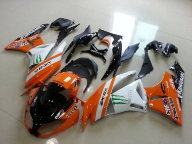 Carénage Moto Kawasaki ZX6R 09-12 - Orange Monster
