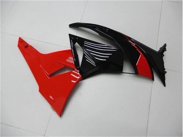Carénage Moto Kawasaki ZX6R 09-12 - Rouge Noir