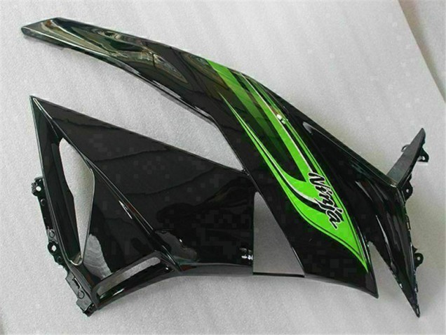 Carénage Moto Kawasaki ZX6R 09-12 - Vert Noir Carénage Moto Kawasaki ZX6R 09-12 - Vert Noir