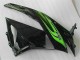 Carénage Moto Kawasaki ZX6R 09-12 - Vert Noir Carénage Moto Kawasaki ZX6R 09-12 - Vert Noir