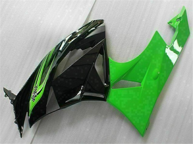 Carénage Moto Kawasaki ZX6R 09-12 - Vert Noir Carénage Moto Kawasaki ZX6R 09-12 - Vert Noir