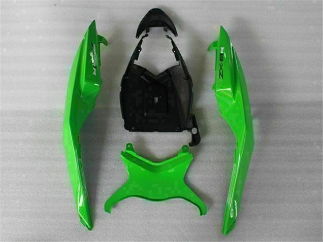 Carénage Moto Kawasaki ZX6R 09-12 - Vert Noir Carénage Moto Kawasaki ZX6R 09-12 - Vert Noir