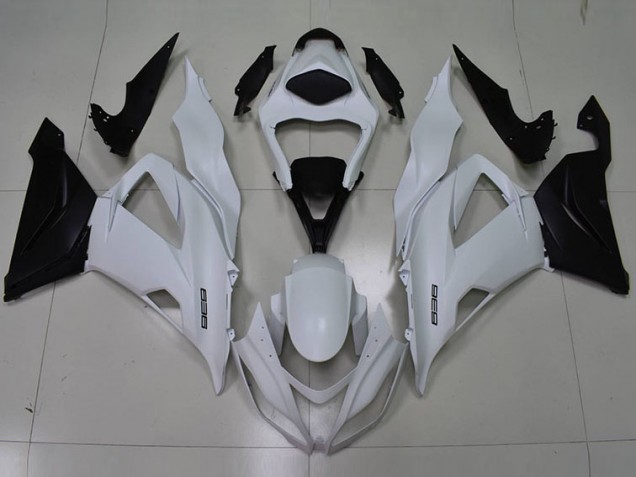 Carénage Moto Kawasaki ZX6R 13-18 - Blanc Noir 636 Carénage Moto Kawasaki ZX6R 13-18 - Blanc Noir 636