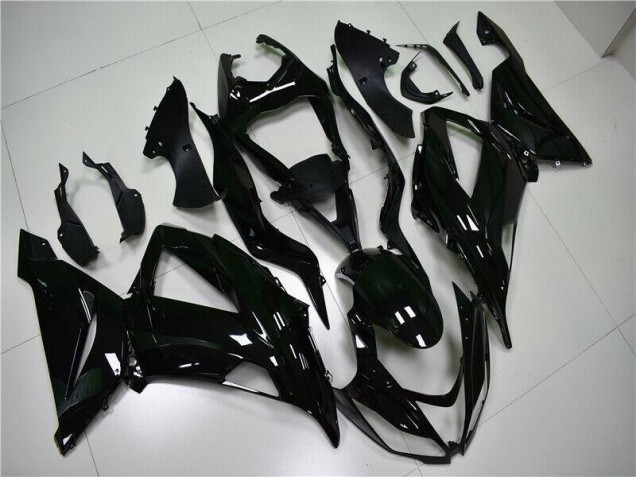 Carénage Moto Kawasaki ZX6R 13-18 - Noir Brillant Carénage Moto Kawasaki ZX6R 13-18 - Noir Brillant