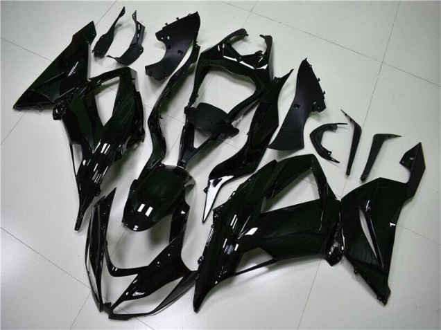 Carénage Moto Kawasaki ZX6R 13-18 - Noir Brillant Carénage Moto Kawasaki ZX6R 13-18 - Noir Brillant
