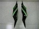 Carénage Moto Kawasaki ZX6R 13-18 - Noir Vert Carénage Moto Kawasaki ZX6R 13-18 - Noir Vert