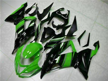 Carénage Moto Kawasaki ZX6R 13-18 - Noir Vert