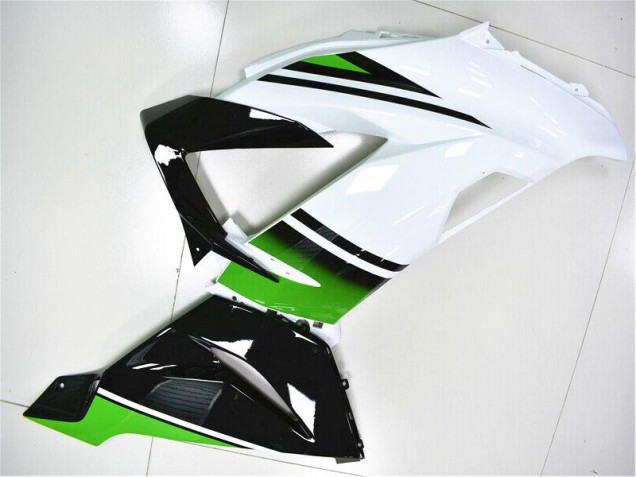 Carénage Moto Kawasaki ZX6R 13-18 - Vert Blanc Noir Carénage Moto Kawasaki ZX6R 13-18 - Vert Blanc Noir