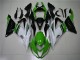 Carénage Moto Kawasaki ZX6R 13-18 - Vert Blanc Noir Carénage Moto Kawasaki ZX6R 13-18 - Vert Blanc Noir