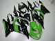 Carénage Moto Kawasaki ZX6R 13-18 - Vert Noir