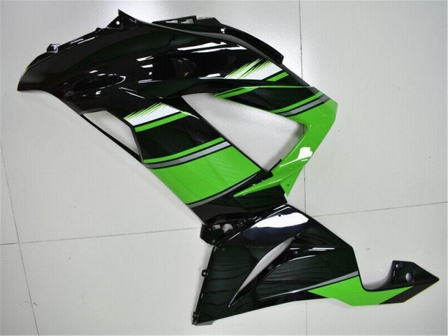 Carénage Moto Kawasaki ZX6R 13-18 - Vert Noir
