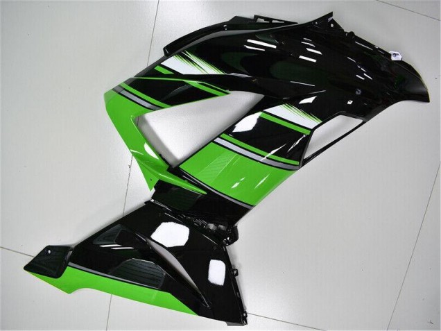 Carénage Moto Kawasaki ZX6R 13-18 - Vert Noir