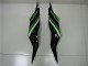 Carénage Moto Kawasaki ZX6R 13-18 - Vert Noir