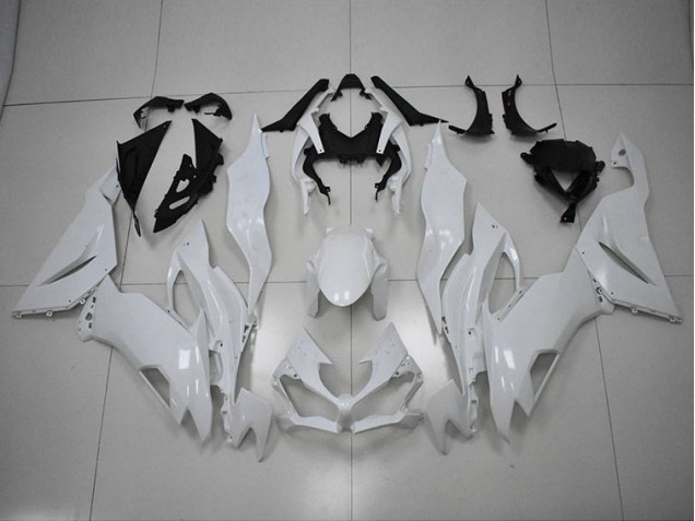 Carénage Moto Kawasaki ZX6R 19-23 - Blanc Carénage Moto Kawasaki ZX6R 19-23 - Blanc