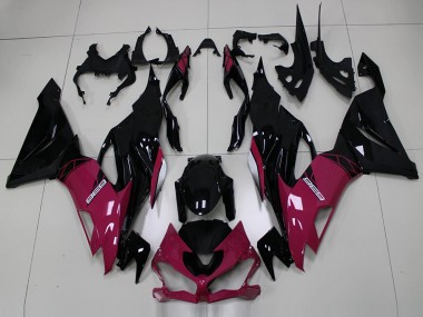 Carénage Moto Kawasaki ZX6R 19-23 - Rose Noir