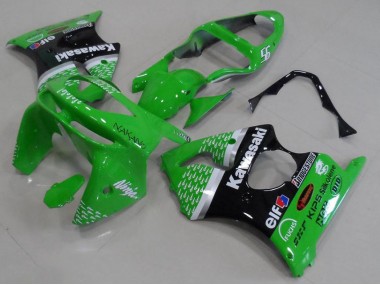 Carénage Moto Kawasaki ZX6R 98-99 - Vert Noir