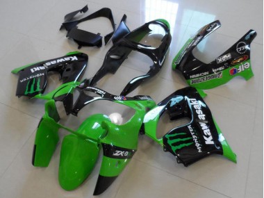 Carénage Moto Kawasaki ZX9R 00-01 - Vert Monster